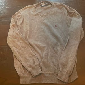 Polo grey crew neck sweater